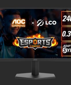 AOC 23.8' IPS 1920 Ã— 1080 FHD, 240Hz, HDR10, 0.3ms,Adaptive Sync,HDMI 2.0 Ã— 1, DisplayPort 1.4 Ã— 1, Gaming Monitor (LS)