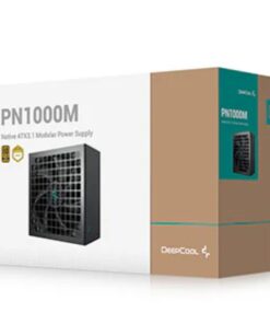 DeepCool PN1000M Gamer Storm 80+ Gold Black Fully Modular Power Supply, 135mm FDB Fan, Japanese Bulk Capacitor, ATX3.1, 12V-2x6 PCIe 5.1 Cable