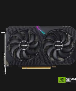 ASUS nVidia GeForce DUAL-RTX3050-8G-V2 RTX 3050 V2 8GB GDDR6 1777 MHz Boost Clock, RAM 14Gbps, Digital Max Resolution