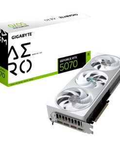 Gigabyte GeForce RTXâ„¢ 5070 AERO OC 12G, 2625 MHz, CUDA 6144, 128 Gbps, GDDR7,192 bit, PCI-E 5.0, P[SU 750W, DisplayPort 2.1b *3 HDMI 2.1b *1
