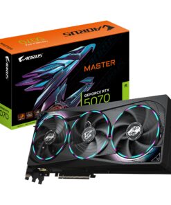 Gigabyte AORUS GeForce RTX 5070 MASTER 12G, 2715 MHz, CUDA 6144, 28 Gbps, GDDR7, 192 bit, PCI-E 5.0, ATX,PSU 750W, DisplayPort 2.1b *3 HDMI 2.1b *1