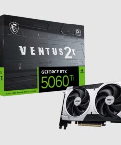 MSI nVidia GeForce RTXâ„¢ 5060 Ti 8G VENTUS 2X OC PLUS, PCI ExpressÂ® Gen 5 x16, Boost  2602 MHz, CUDA 4608 Units, 8GB GDDR7, HDMIâ„¢ x 1