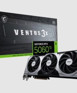 MSI nVidia GeForce RTXâ„¢ 5060 Ti 8G VENTUS 3X OC, PCI ExpressÂ® Gen 5 x 16, Boost  2602 MHz, CUDA 4608 Units, 8GB GDDR7, HDMIâ„¢ x 1