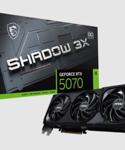 MSI nVidia GeForce RTXâ„¢ 5070 12G SHADOW 3X OC, PCI ExpressÂ® Gen 5, Boost  2542 MHz, CUDA 6144 Units, 12GB GDDR7, HDMIâ„¢ x 1