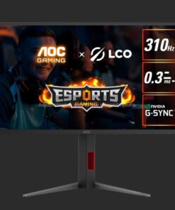 AOC 24.5' 310Hz IPS Gaming Monitor 25G4S  Fast IPS, 1920x1080 @ 310Hz, 0.3ms response, 400 cd /mÂ² brightness, 115% sRGB, adjustable stand, HDMI and DP