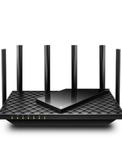 TP-Link Archer AXE75 AXE5400 Tri-Band Gigabit Wi-Fi 6E Router, 574 Mbps at 2.4 GHz + 2402 Mbps at 5 GHz + 2402 Mbps at 6 GHz