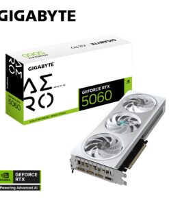 Gigabyte GeForce RTXâ„¢ 5060 AERO OC 8G, 2595 MHz, CUDA 3840, 28 Gbps, GDDR7, 128 bit, PCI-E 5.0, PSU 500W, DisplayPort 2.1b *3 HDMI 2.1b x1