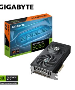 Gigabyte GeForce RTXâ„¢ 5060 EAGLE OC 8G, 2550 MHz, CUDA 3840, 28 Gbps, GDDR7, 128 bit, PCI-E 5.0, PSU 450W, DisplayPort 2.1b *3 HDMI 2.1b x1