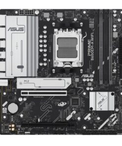 ASUS AMD B650EM PRIME B650EM-A WIFI (AM5) Micro-ATX Motherboard, DDR5, PCIe 5.0 Ready, 3x M.2, Wi-Fi 6, 2.5Gb Ethernet, 2x DP, HDMI, Front USB-C, Aura