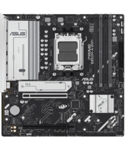 ASUS AMD B850M PRIME B850M-A WIFI-CSM (AM5) mATX Motherboard, DDR5, Max 256GB, 1 x PCIe 5.0 x16 slot, 4 x SATA