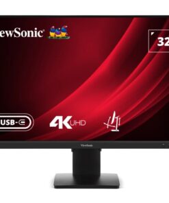 ViewSonic 32' VG 4K SuperClear VA, USB-C, DP, Height Adjust, 3y Advance Replacement, Business Pro Monitor,3YARW