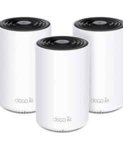 TP-Link Deco XE75 AXE5400 Tri-Band Mesh Wi-Fi 6E System(3-pack) 574 Mbps at 2.4 GHz + 2402 Mbps at 5 GHz + 2402 Mbps at 6 GHz