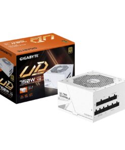 (LS) Gigabyte UD750GM ICE PG5 750W ATX PSU Power Supply 80+ Gold >90% Black Flat Cables Single +12V Rail Japanese >100K Hrs (NEW)
