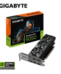 (LS) Gigabyte GeForce RTXâ„¢ 5050 OC Low Profile 8G, 20 Gbps, GDDR6, 128 bit, PCI-E 5.0, DirectX 12 API, PSU 550W, 8 Pin*1, HDMI 2.1b *2