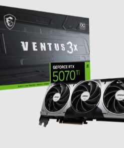MSI nVidia GeForce RTXâ„¢ 5070 Ti 16G VENTUS 3X OC,PCI ExpressÂ® Gen 5, Boost  2482 MHz, CUDA 8960 Units, 16GB GDDR7, HDMIâ„¢ x 1