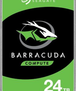 Seagate 24TB 3.5' Barracuda, SATA 6Gb /s, CMR, 7200RPM, 512MB Cache, 512e, HDD, 2 Years Warranty