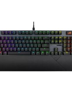 ASUS ROG Strix Scope II X Snow Gaming Keyboard Hot-swappable ROG NX Mechanical Switches V2, Sound-dampening foam PBT doubleshot keycaps or UV-coated