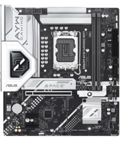ASUS B860M AYW GAMING WIFI Micro-ATX Motherboard Up to 128GB DDR5 (2x Slots), 1 x PCIe 4.0, 2 x M.2 slots, WiFi 6,