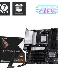 MSI PRO B850M-P WIFI, AM5, 4x DDR5 256GB, 1x HDMI, 1x PCI-E x16 slot, 3x M.2,4x USB2.0, 3x USB C, Wi-Fi 7