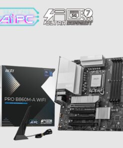 MSI PRO B860M-A WIFI, INTEL B860, 4x DDR5 256GB, 1x HDMI, 4x PCI-E x16 slot, 3x M.2, 4x SATA, 6x USB 2.0, IntelÂ® Wi-Fi 7