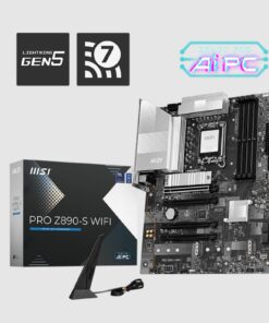MSI PRO Z890-S WIFI, INTEL Z890, 4x DDR5 256GB, 1x HDMI, 4x PCI-E x16 slot, 3x M.2, 4x SATA, 4x USB 2.0, IntelÂ® Wi-Fi 7