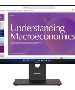LENOVO ThinkVision T24D-40 23.8' /24' 120Hz FHD IPS Monitor USB-C Dock 100W DP Height Adjust Tilt Swivel Pivot HDMI DP LAN 4xUSB VESA ~62cdgar6au