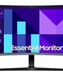 Samsung 27' S39GD FHD 1800R Curved Monitor 1920X1080 16 9 VA 100Hz 4ms 250cd /m2 D-Sub HDMI Tilt VESA Headphone Eye Saver Mode Black 3YR WTY