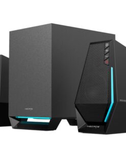 Edifier G1500 MAX 2.1 Wireless Gaming Speakers - 2.5' full range speaker driver unit and equipped with a 4' subwoofer for optimum bass