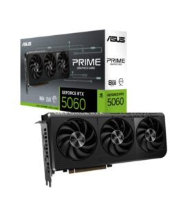ASUS nVidia GeForce PRIME RTXâ„¢ 5060 8GB GDDR7, 3840 CUDA, 2527MHz, 128-bit, 7680x4320, PCIe 5.0