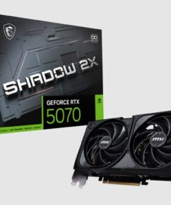 MSI nVidia GeForce RTXâ„¢ 5070 12G SHADOW 2X OC, PCI ExpressÂ® Gen 5, Boost  2542 MHz, CUDA 6144 Units, 12GB GDDR7, HDMIâ„¢ x 1