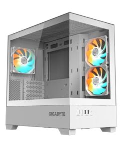 (LS) Gigabyte C201PI M-ATX CASE, Mid Tower, mini-ITX /m-ATX, White, H431x W242x D430 mm, 5 Slots, USB 3.0 x2, H=502 W=313 D=525 mm
