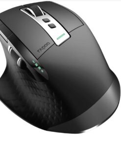 RAPOO MT750PLUS Multi-Mode Wireless Ergonomic Mouse - 800-4000 DPI Sensor Bluetooth 5.0 and 2.4 GHz