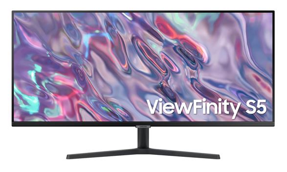 Samsung 34' ViewFinity S50GC UWQHD Ultra-Wide 3000 1 100Hz 3440x1440 21 9 5ms 250 cd /㎡ HDR10 VA DP 2xHDMI Headphone Tilt Adjustable VESA Black 3Y WTY