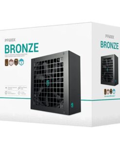 DeepCool PF600X 600W Gamer Storm 80+ Bronze / Cybenetics ATX Power Supply 120mm Fan, Japanese and Taiwanese Capacitors, DC to DC, ATX12V V2.52