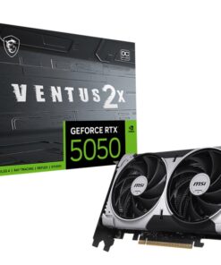 MSI nVidia GeForce RTX 5050 8G VENTUS 2X OC, Boost  2560 MHz, CUDA 2560 Units, 8GB GDDR6, HDMIâ„¢ x 1 (embargo)