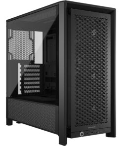 Corsair FRAME 4000D RS Modular Mid-Tower PC Case - Black, ATX, 430mm GPU, 170mm CPU cooler, 360mm rad, 1x USB-C 3.2 Gen 2