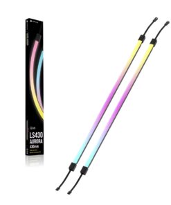 Corsair LS430 Aurora RGB Light Strips - 430mm - 430Ã—10Ã—10mm, black, magnetic mount, addressable LEDs, iCUE compatible, flexible