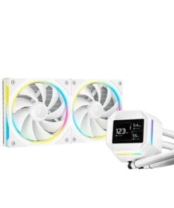 DeepCool LM240 WH ARGB Liquid Cooler With Mini LCD Screen IntelLGA1851 /1700 /1200 /1151 /1150 /1155 AMDAM5 /AM4