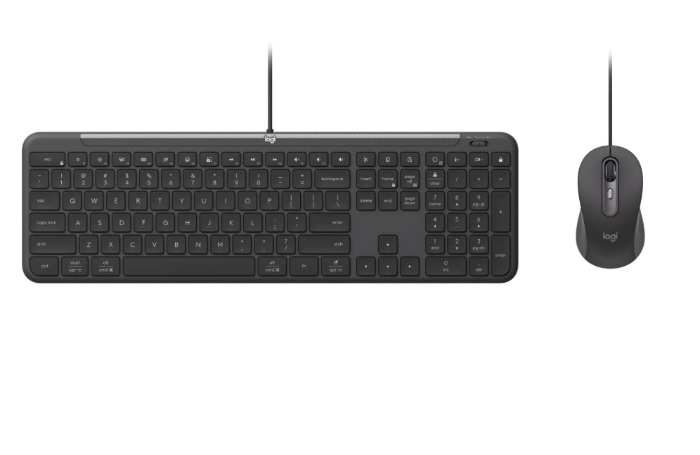 (LS) Logitech MK620 Slim Wired Combo MK620 for Business - Multi-OS keyboard and mouse for workplaces