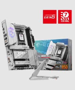 MSI B850 EDGE TI WIFI, AMD B850, 4x DDR5 256GB, 1x HDMI, 3x PCI-E x16 slot, 4x M.2, 8x 4x USB 2.0, Wi-Fi 7