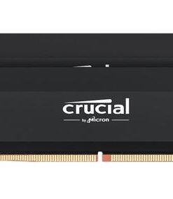 Crucial Pro 32GB (2x16GB) DDR5 UDIMM 6400MHz CL32 Black Heat Spreader Overclocking Support Intel XMP AMD Ryzen Desktop PC Gaming Memory