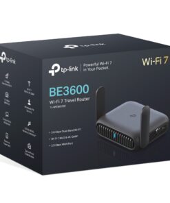 TP-Link TL-WR3602BE BE3600 Dual-Band Wi-Fi 7 Portable Travel Router, 2.5G Multi-Gig Connectivity