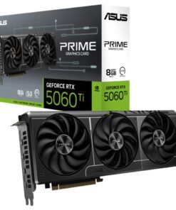 ASUS nVidia GeForce PRIME RTXâ„¢ 5060 Ti 8GB GDDR7, 4608CUDA, 2602MHz, 8GBGDDR7, 28Gbps, 128bit, PCIe5.0, 7680x4320, HDMI2.1b, DP2.1b