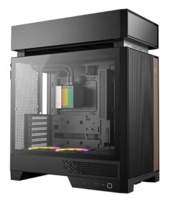 DeepCool CL6600 Innovative Compartmentalised ATX Case, Pre-installed 360mm Liquid Cooler, Up To 388mm GPUs, BTF, 7 Expansion Slots