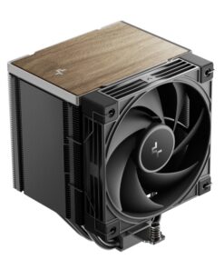 DeepCool AK500 G2 Wood Grain Top Cover CPU Cooler, 5 Heat Pipes, 4-pin PWM, Intel LGA1851 /1700 /1200 /115x, AMD AM5 /AM4