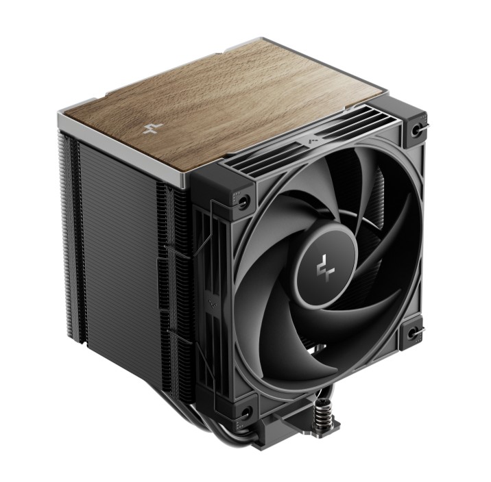 DeepCool AK500 G2 Wood Grain Top Cover CPU Cooler, 5 Heat Pipes, 4-pin PWM, Intel LGA1851 /1700 /1200 /115x, AMD AM5 /AM4