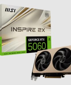 MSI nVidia GeForce RTX 5060 8G INSPIRE 2X OC, PCI ExpressÂ® Gen 5 x16, Boost  2535 MHz, CUDA 3840 Units, 8GB GDDR7,. HDMIâ„¢ x 1 (emabargo)