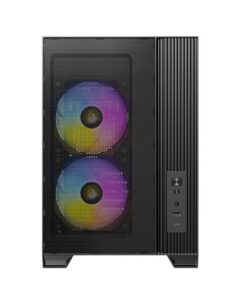Antec Flux M Micro ATX /ITX, TG side, 5 slots, 2x3.5',2x2.5', 6x120mm fans incl ARGB, 360mm rad, GPUâ‰¤405mm, CPUâ‰¤175mm, USB-C. Compact MicroATX Case