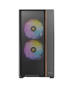 Antec Flux Rear ATX Micro-ATX ITX, TG side, 7 slots, 1x3.5',2x2.5', 5 fans incl ARGB, 360mm rad, GPUâ‰¤400mm, Mid Tower case