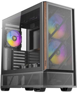 Antec P30 ARGB Mid Tower, 478Ã—222Ã—465â€¯mm, Steel+Plastic+Wood, ATX /mATX /ITX, 4mm TG, 2xUSB3.0, Type-C, 7 slots, 2 /1Ã—3.5' /2.5', ARGB fans 3+2, GPU 405â€¯